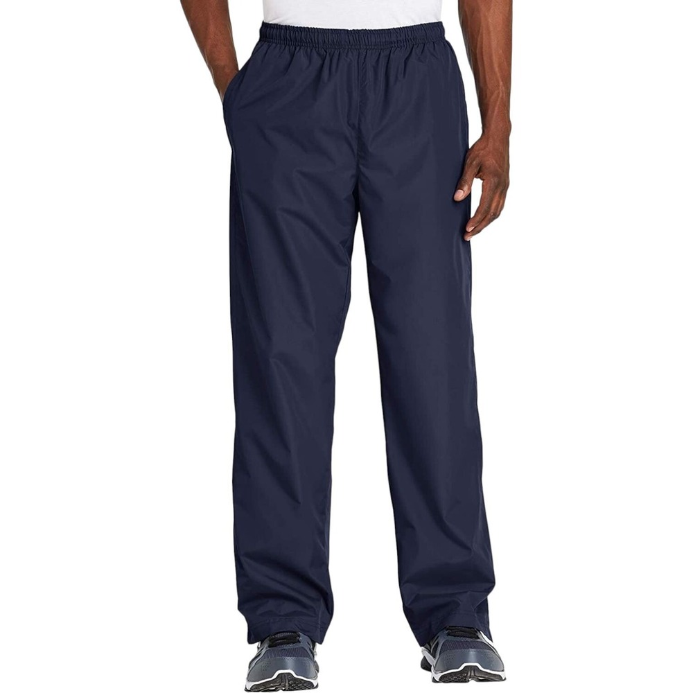 SPORT-TEK Men's Wind‎ Pant in True Navy Size Medium